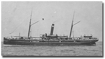 Katoria (BI 1889-1923), on of the seven-strong K class built for shorter, fast services along the Indian coast 