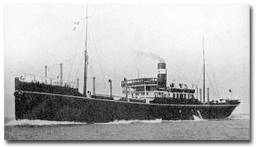 Umeta, Port Said for Marseilles, was sunk by U-33 112 miles east of Malta on Dec 1, 1915, the first company ship to be lost by submarine action 